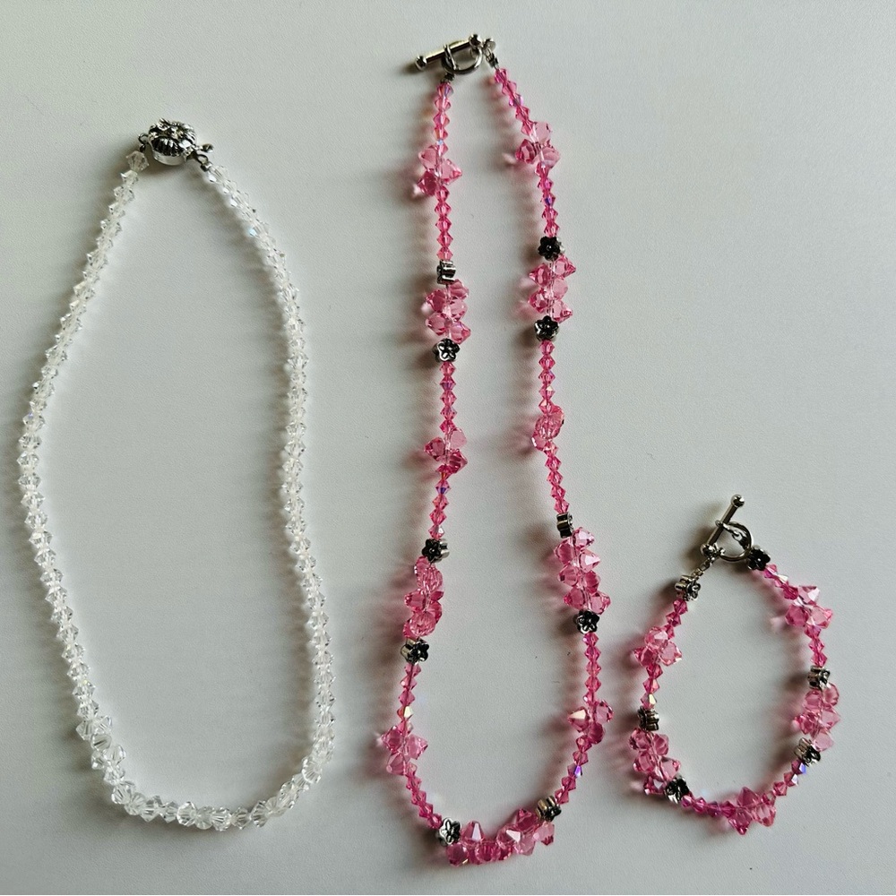 Rock Crystal Jewelry Set
